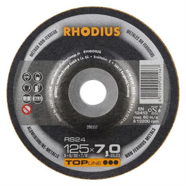 Billede af Rhodius slibeskive RS24 Aluminium