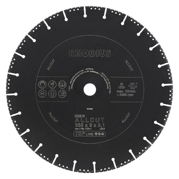 Billede af Rhodius Diamantklinge 210 All-cut 350mm