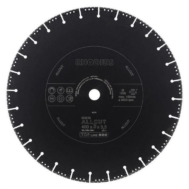 Billede af Rhodius Diamantklinge 210 All-cut 400mm