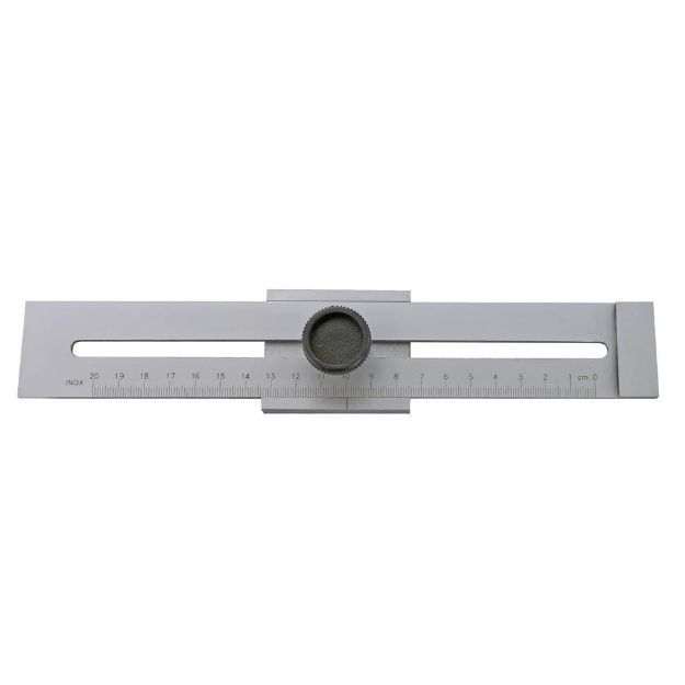 Billede af Stregmål ORION marking gauge, brushed chromium-plated 300 mm