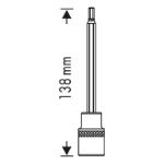 Billede af Heytec top 1/2" torx 55x138mm